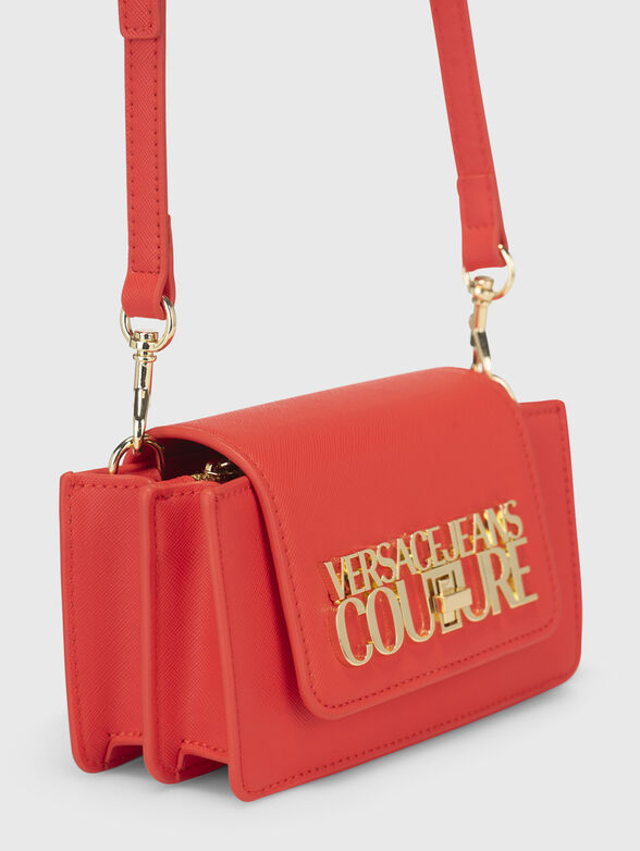Golden logo-accent bag  - 5