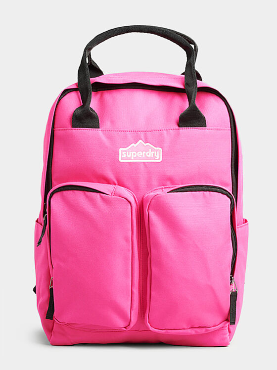 VINTAGE TOP HANDLE backpack with logo - 1