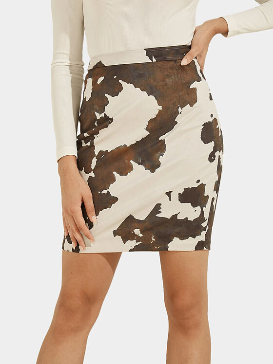 Lilli Faux-Suede Skirt - 1