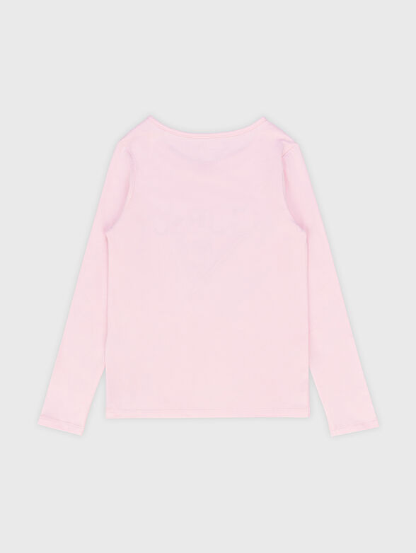 Long sleeve blouse with sequins - 2
