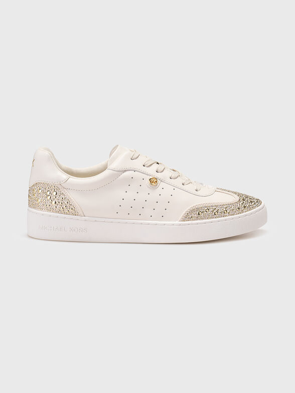 SCOTTY leather sports shoes with rhinestones - 0