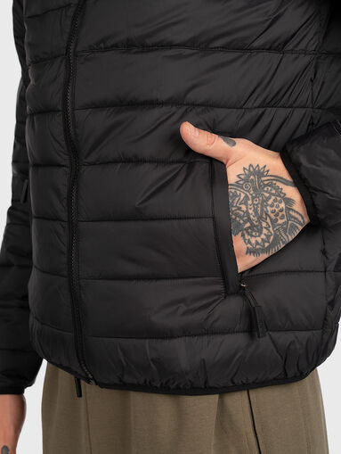 BERGLERN black jacket with quilted effect - 4