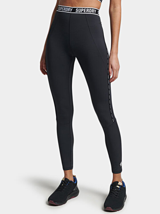 TRAIN leggings with contrasting logo detail - 1