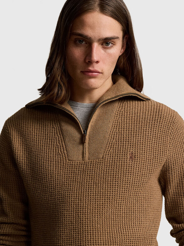 Brown sweater - 4