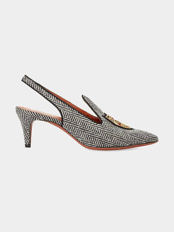Checked stilleto shoes - 1