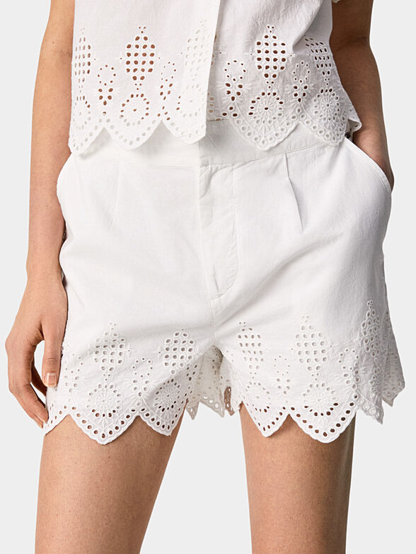 LUELLA shorts with embroidery - 3