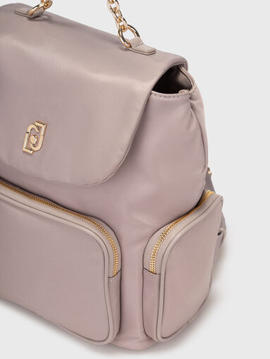 Black backpack with logo - 4
