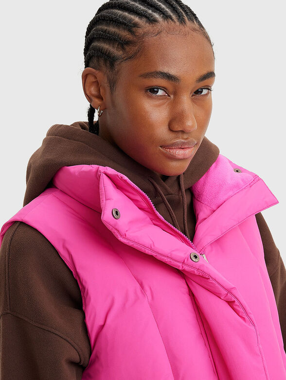 PILLOW BUBBLE vest in fuxia - 3