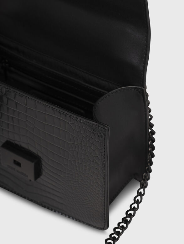 Croc-effect crossbody bag  - 6