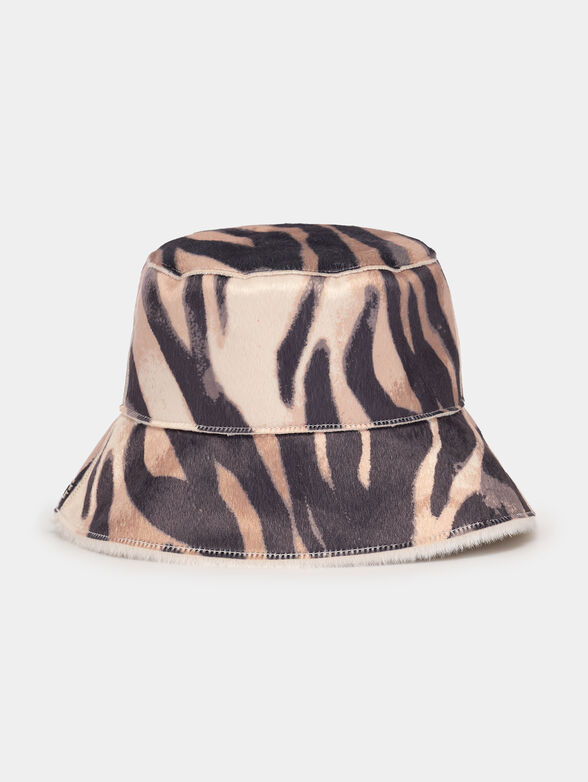 Reversible faux fur bucket hat - 3