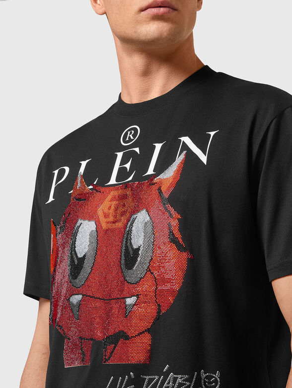 T-shirt with rhinestones  - 3
