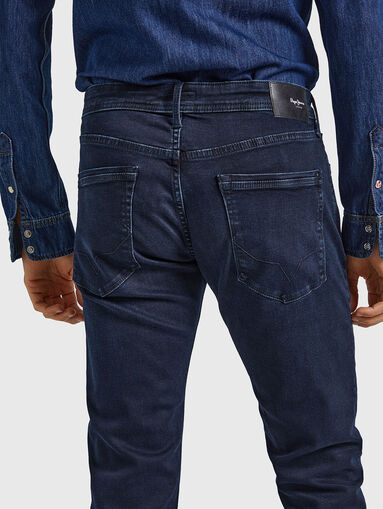 STANLEY dark blue straight jeans - 2