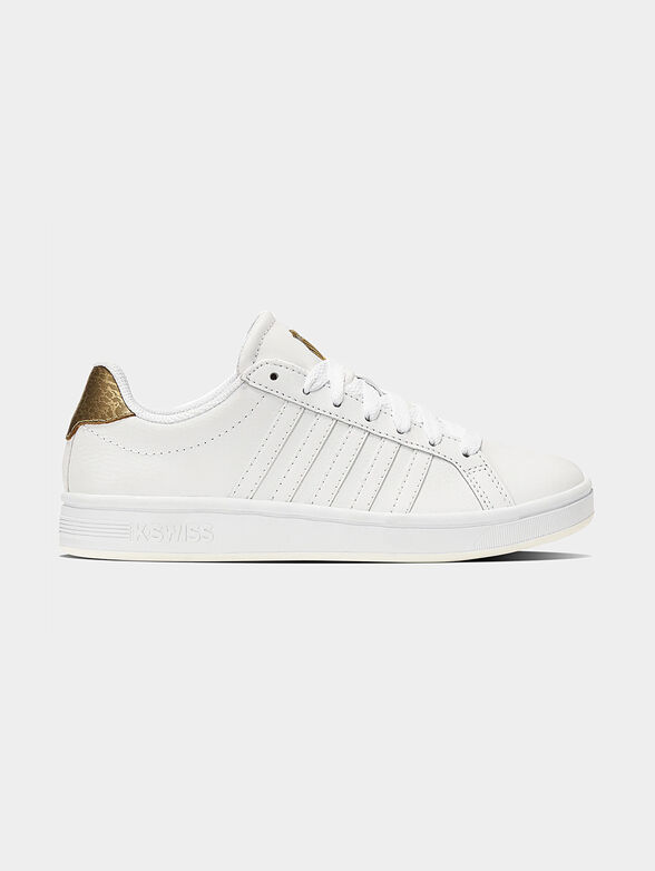 COURT TIEBREAK sports shoes with gold accent  - 0