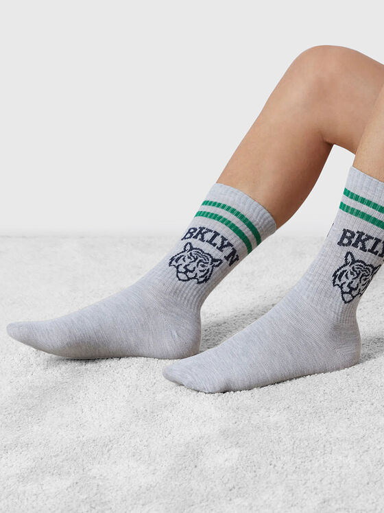 VARSITY grey socks - 1