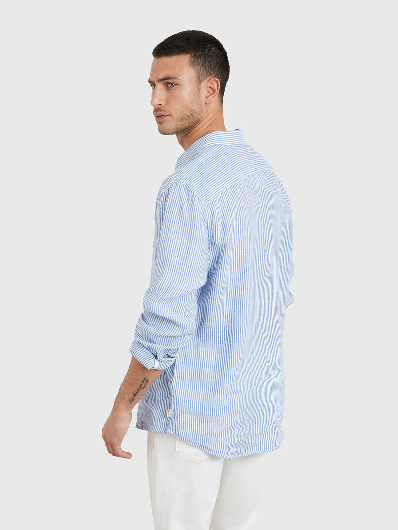 Striped linen shirt - 2