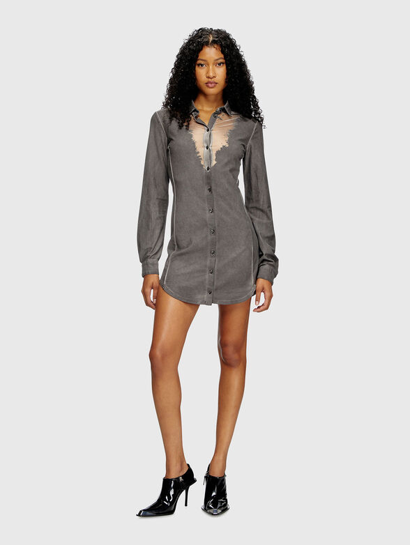 D-GISELD-P1 mini shirt dress - 1