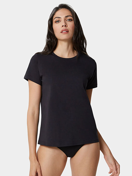 BASIC SUPIMA T-shirt in black color