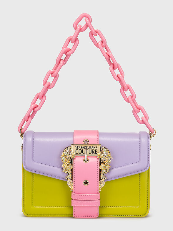 Shoulder bag with accent logo buckle - 1