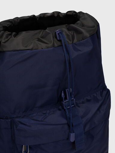 Blue TOPLOADER backpack with logo patch - 5