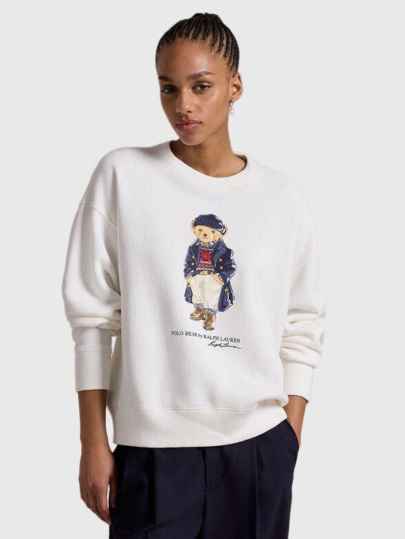 Polo Bear sweathirt  in white - 0