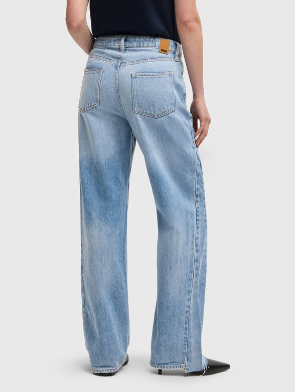 Jeans with wide legs and rips - 2