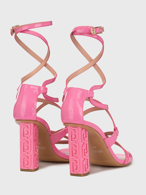 SERENA 05 beige sandals heel - 3