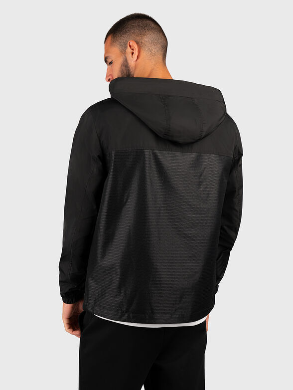 Black jacket with hood  - 3
