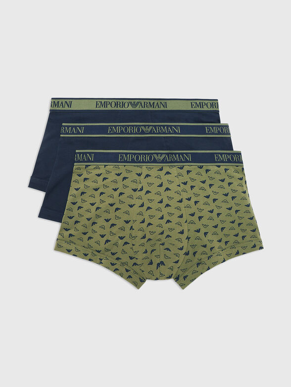 Set of three pairs of boxers with logo - 4