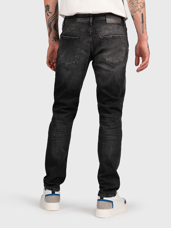 GEEZER black jeans with bleached effect - 2