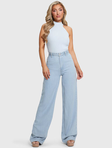 Jeans with accent wide legs - 5