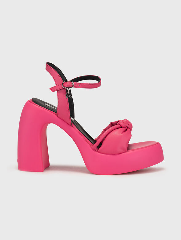ASTRAGON HI black heeled sandals - 1