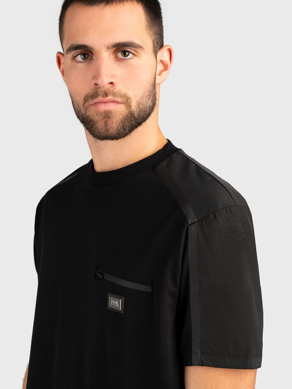 Black details T-shirt  - 3