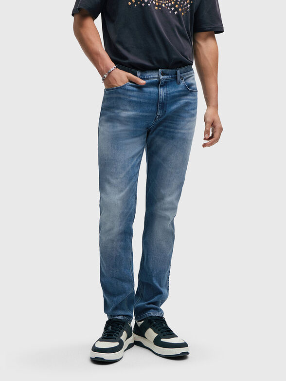 Slim-fit jeans in blue - 1