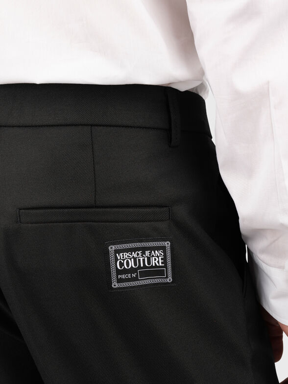 Black chino trousers - 4