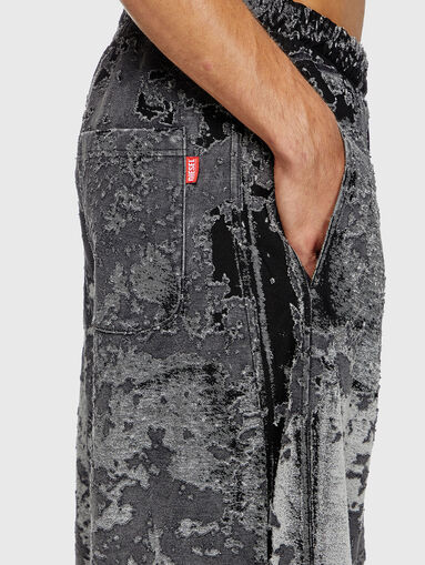 P-ECHO-SHOW sweat shorts with camouflage effect - 4