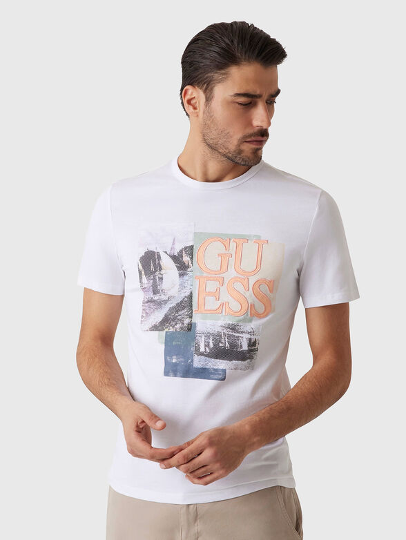 Slim T-shirt with print - 0