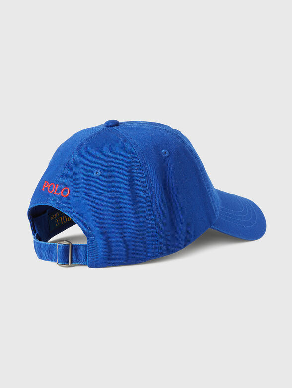 Baseball cap with contrasting logo embroidery - 1