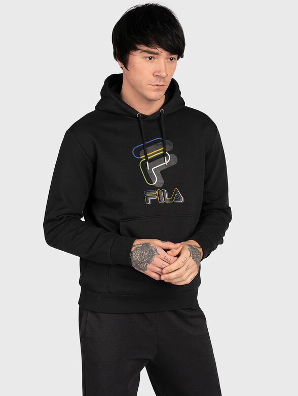 BEVER black sweatshirt with logo print - 1