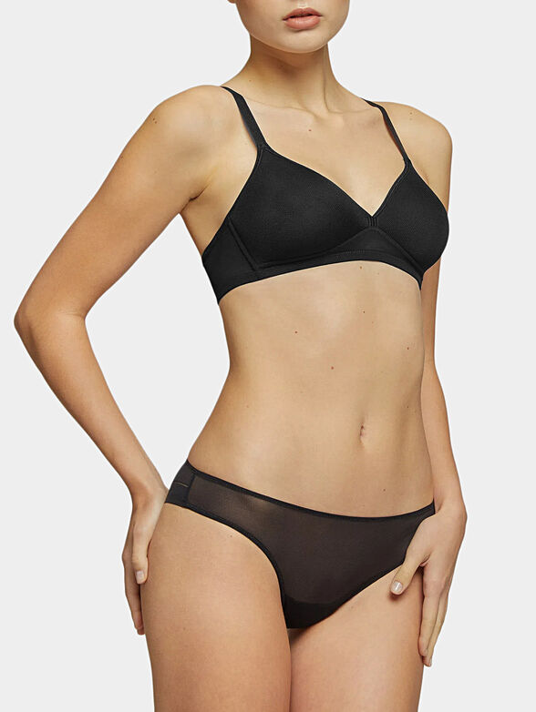 SPACE brazilian briefs in black color - 1