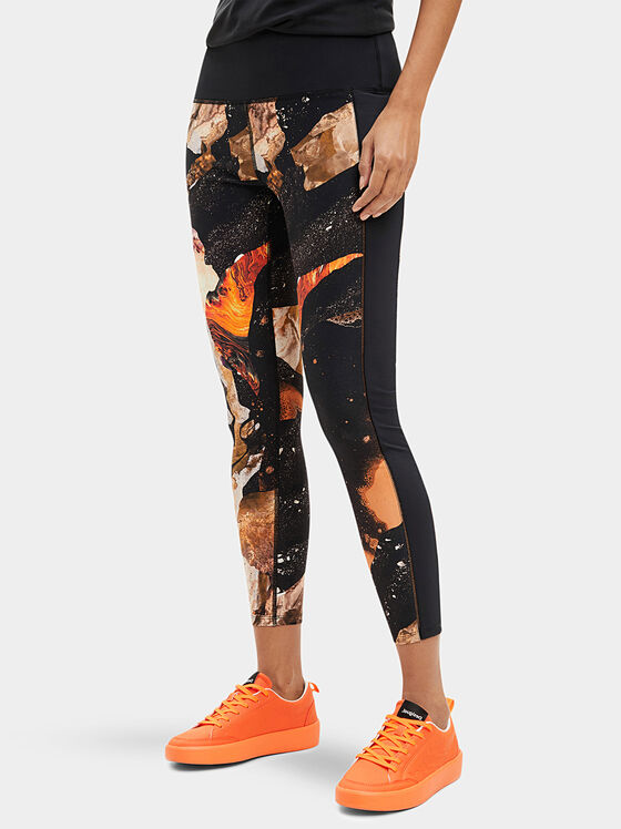 FLORE sports leggings with print - 1