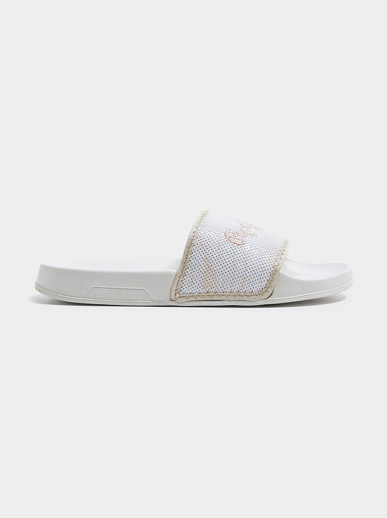 Slides with logo embroidery - 1