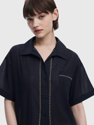 ZEUS short sleeve cotton shirt - 3