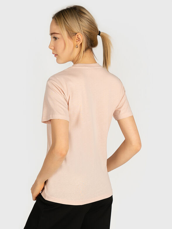 Cotton T-shirt in pink color - 3