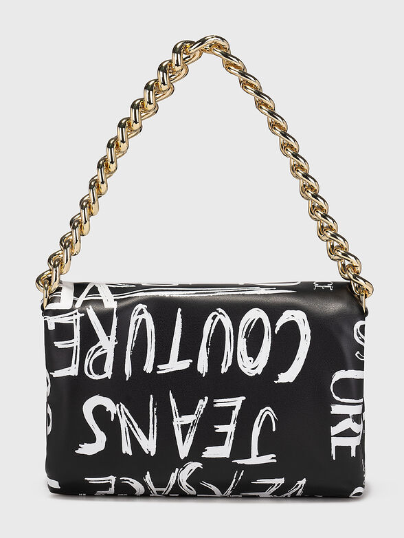 Black bag with logo motifs - 4