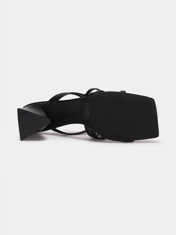 PYRAMIDE sandals with logo detail - 5