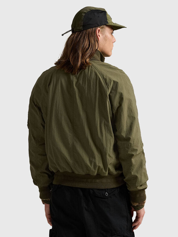 Bomber jacket in green color - 2