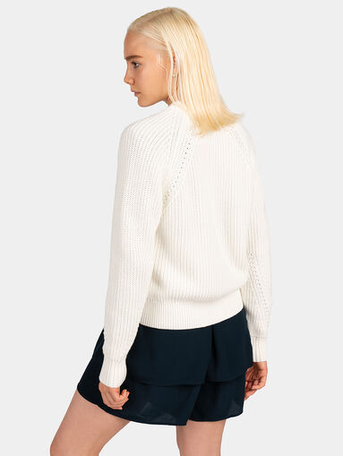 Knitted cardigan with delicate logo detail - 3