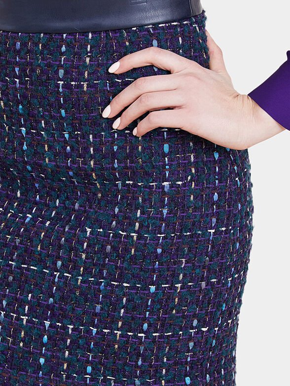 SECRET mini tweed skirt  - 3