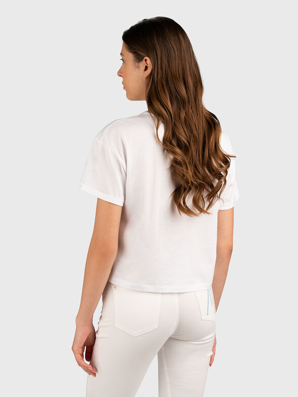 Crystal embellished T-shirt - 3