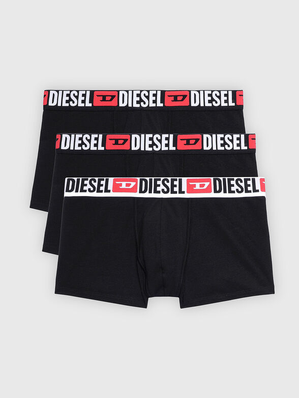 Set of three pairs of boxers in black - 1